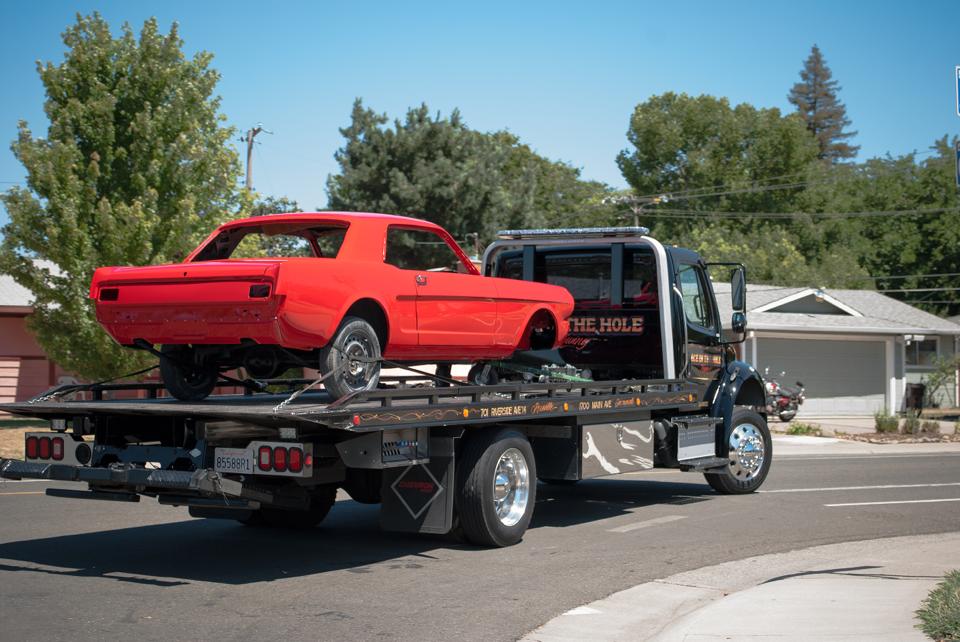 We will tow your classic Mustang wherever it needs to go. Our tow trucks will take classic vehicles right to your garage, if that's where you want it.